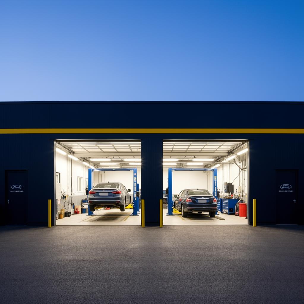 Fachada da oficina Rosário Centro Automotivo